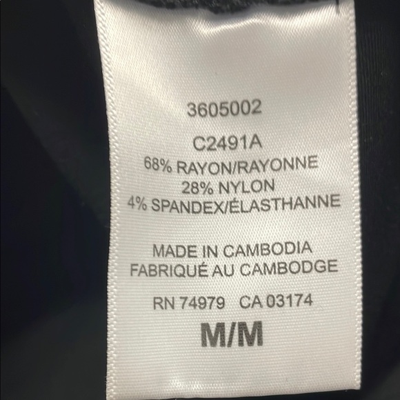 Parasuco Black Motto Leggings Size Medium EUC - Picture 4 of 4